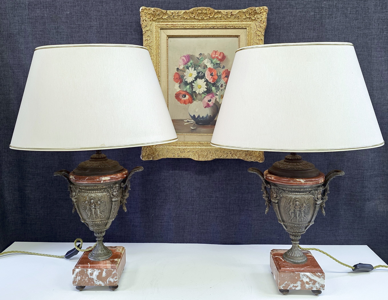 A pair of Louis XVI Table Lamps 